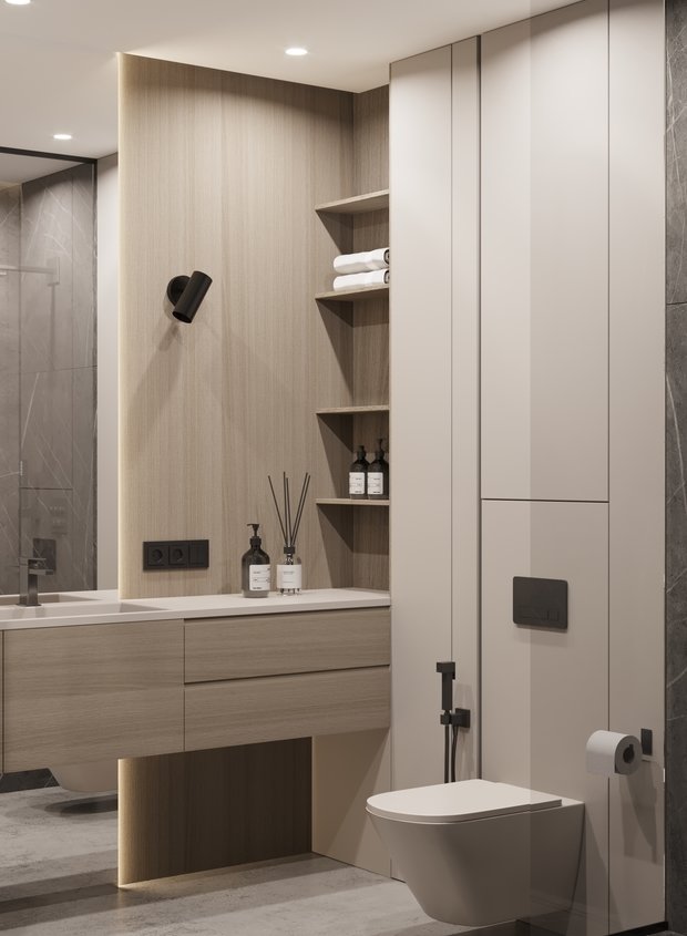 Фото из портфолио #designproject_AM – фотографии дизайна интерьеров на INMYROOM