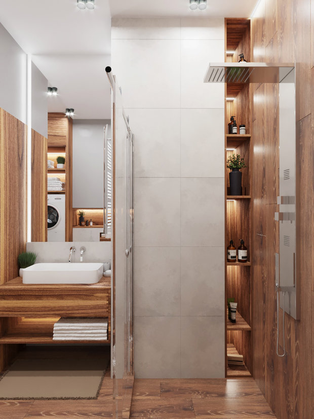 Фото из портфолио Сердце Столицы \ 96 кв. м. – фотографии дизайна интерьеров на INMYROOM