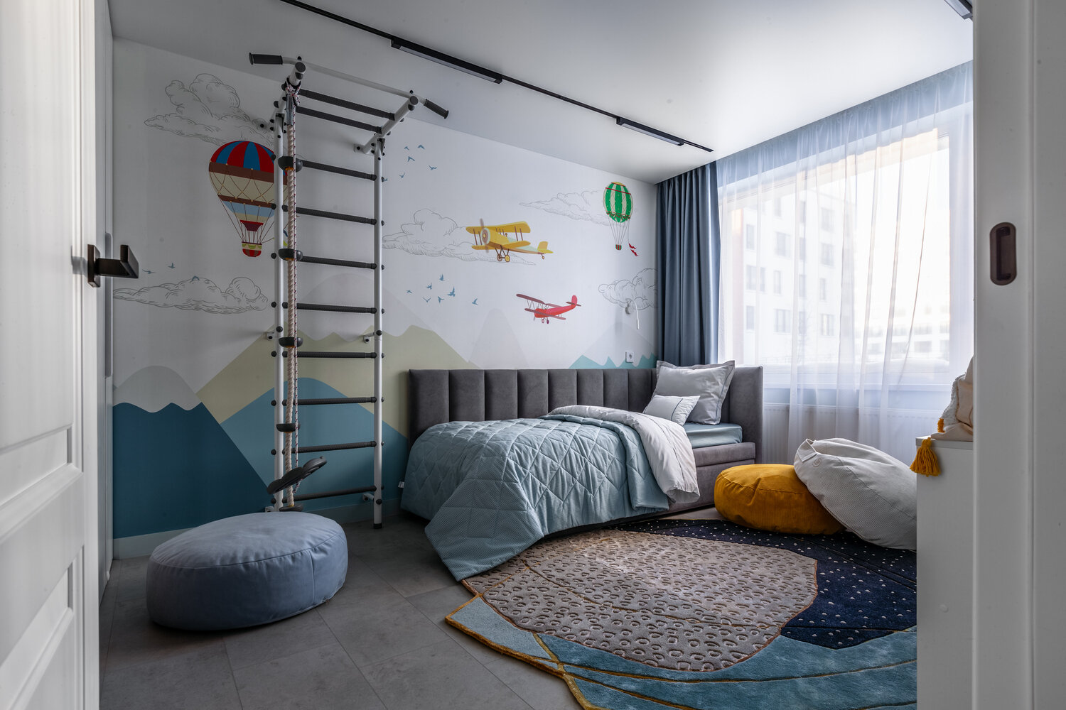 Фотография: Детская в стиле Современный, Квартира, Проект дня, Новосибирск, 4 и больше, 60-90 метров, Монолитно-кирпичный, Лиана Акопян – фото на INMYROOM