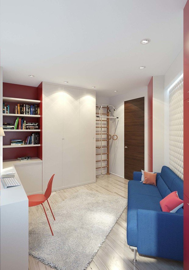 Фото из портфолио Геометричность пространства. Город Жуковский. – фотографии дизайна интерьеров на INMYROOM