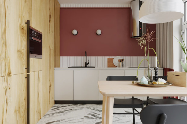 Фотография: Кухня и столовая в стиле Современный, Квартира, Студия, Проект дня, Екатеринбург, Александра Никулина, 40-60 метров – фото на INMYROOM