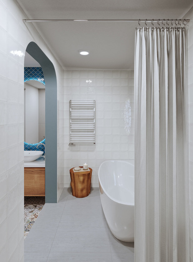 Фото из портфолио Сад Живерни | 4-х комнатная квартира – фотографии дизайна интерьеров на INMYROOM