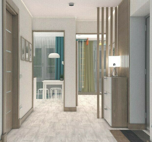 Фото из портфолио 1-комнатная квартира, г.Новосибирск, частично с мебелью и техникой заказчика, высказанные пожелания - мебель известного бренда – фотографии дизайна интерьеров на INMYROOM