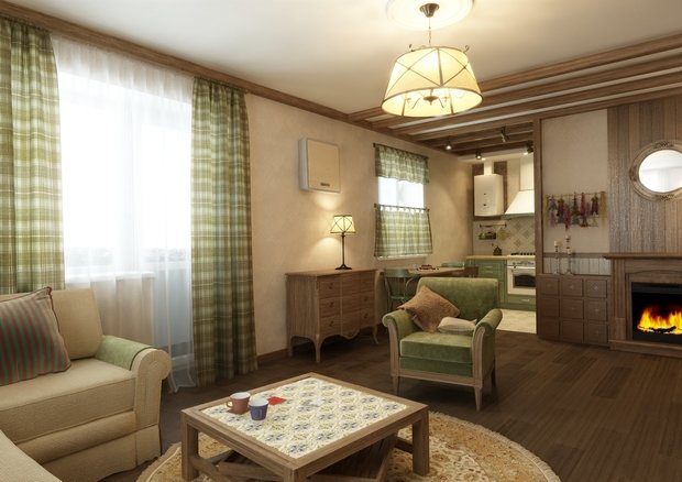 Фото из портфолио Кантри – фотографии дизайна интерьеров на INMYROOM