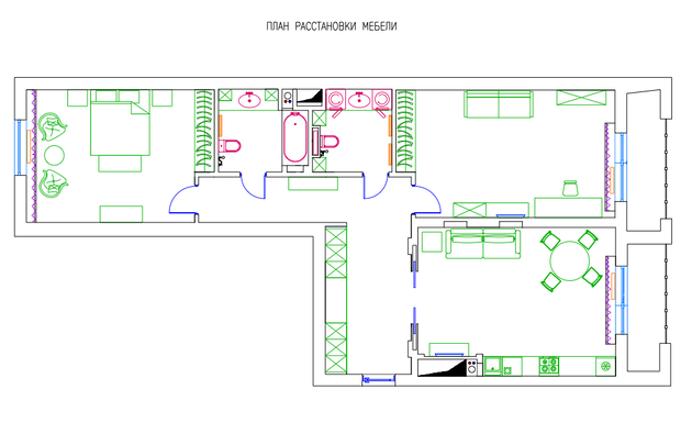 Фотография: Планировки в стиле Современный, Классический, Квартира, Проект недели, Москва, Марина Поклонцева, Сергей Красюк, Монолитный дом, 3 комнаты, Более 90 метров, INMYROOM_ВИДЕО, INMYROOM TV – фото на INMYROOM