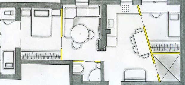 Фото из портфолио Мои перепланировки – фотографии дизайна интерьеров на INMYROOM