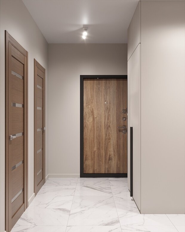 Фото из портфолио Акцентный голубой – фотографии дизайна интерьеров на INMYROOM