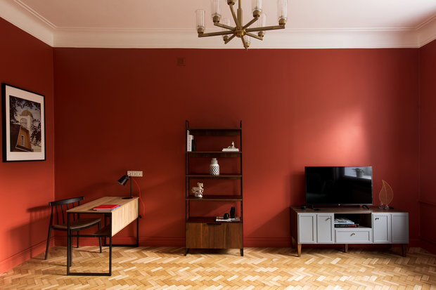 Фотография: Кабинет в стиле Современный, Квартира, Проект недели, 2 комнаты, 40-60 метров, 60-90 метров, Ярославль, Елена Бердникова – фото на INMYROOM