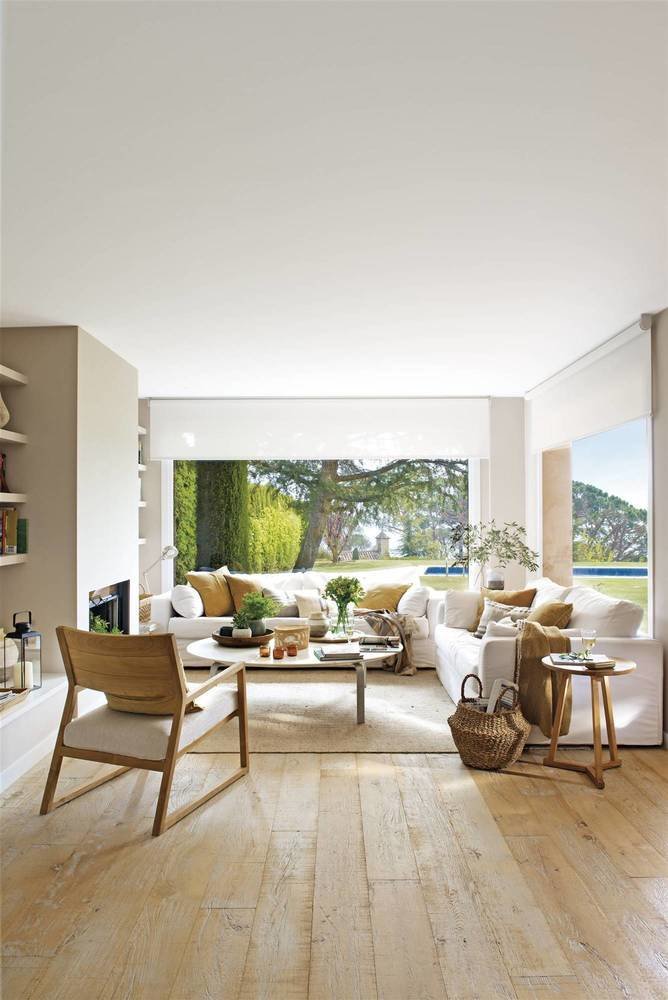 Фотография: Гостиная в стиле Скандинавский, Современный, Декор интерьера, Дом, Белый, Желтый, Оранжевый, Эко – фото на INMYROOM