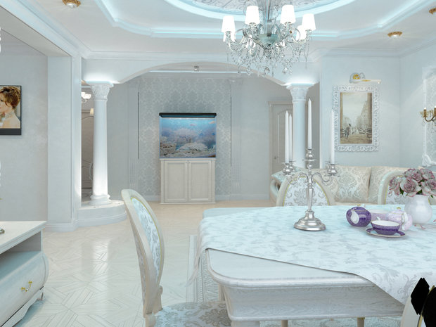 Фото из портфолио Квартира в неоклассике для молодой семьи в ЖК Ямайка – фотографии дизайна интерьеров на INMYROOM