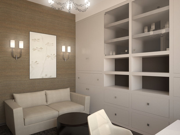 Фото из портфолио Квартира 130 кв.м. в центре Москвы. Вдохновение от Armani Casa.  – фотографии дизайна интерьеров на INMYROOM