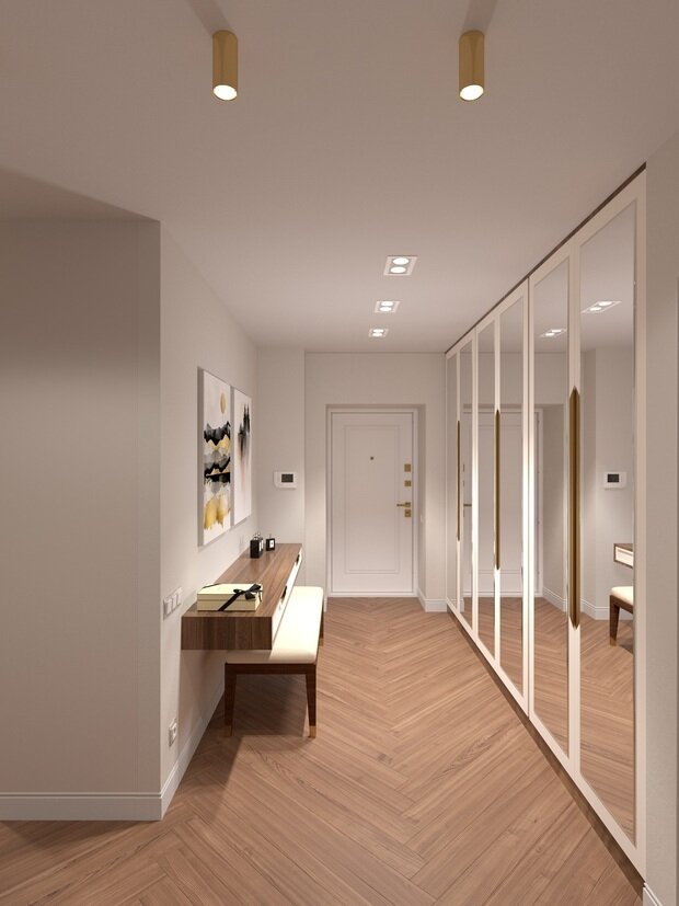 Фото из портфолио Квартира в бежевых оттенках – фотографии дизайна интерьеров на INMYROOM