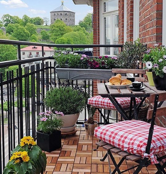 Фотография: Балкон, Терраса в стиле Прованс и Кантри, Скандинавский, Современный – фото на INMYROOM