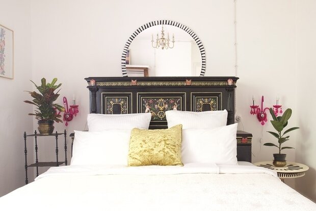 Фотография: Спальня в стиле Прованс и Кантри, Эклектика, Винтажный, Ремонт на практике – фото на INMYROOM