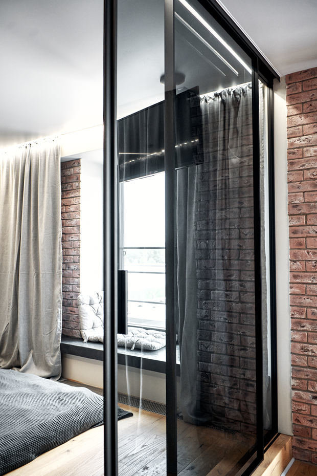 Фото из портфолио Угловая раздвижная интерьерная система raumplus – фотографии дизайна интерьеров на INMYROOM