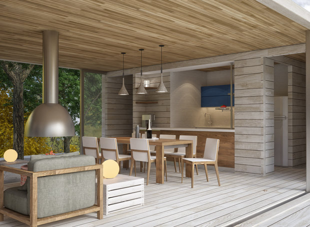 Фото из портфолио Wooden House – фотографии дизайна интерьеров на INMYROOM