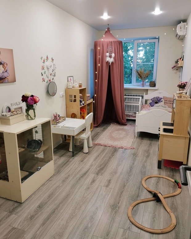 Фотография: Детская в стиле Скандинавский, Кухня и столовая, Ремонт на практике, интерьер хрущевке – фото на INMYROOM