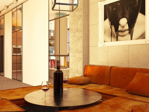 Фото из портфолио богемная квартира с использованием белорусского керамогранита и плитки – фотографии дизайна интерьеров на INMYROOM