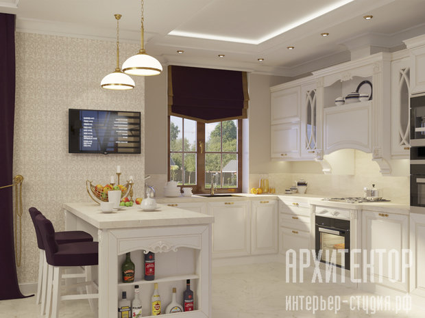 Фото из портфолио Загородный дом, 250 м2 – фотографии дизайна интерьеров на INMYROOM