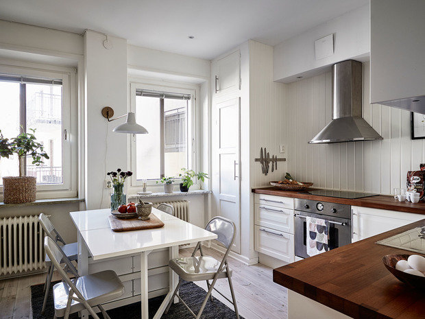 Фото из портфолио Кухня в шведской квартире – фотографии дизайна интерьеров на INMYROOM