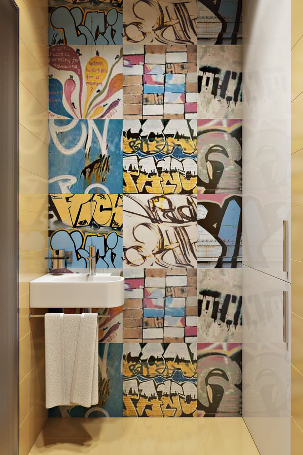 Фото из портфолио Квартира художницы в стиле поп-арт , 125 кв.м. – фотографии дизайна интерьеров на INMYROOM