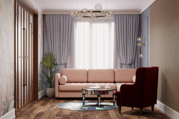 Фото из портфолио Двушка в стиле неоклассика – фотографии дизайна интерьеров на INMYROOM