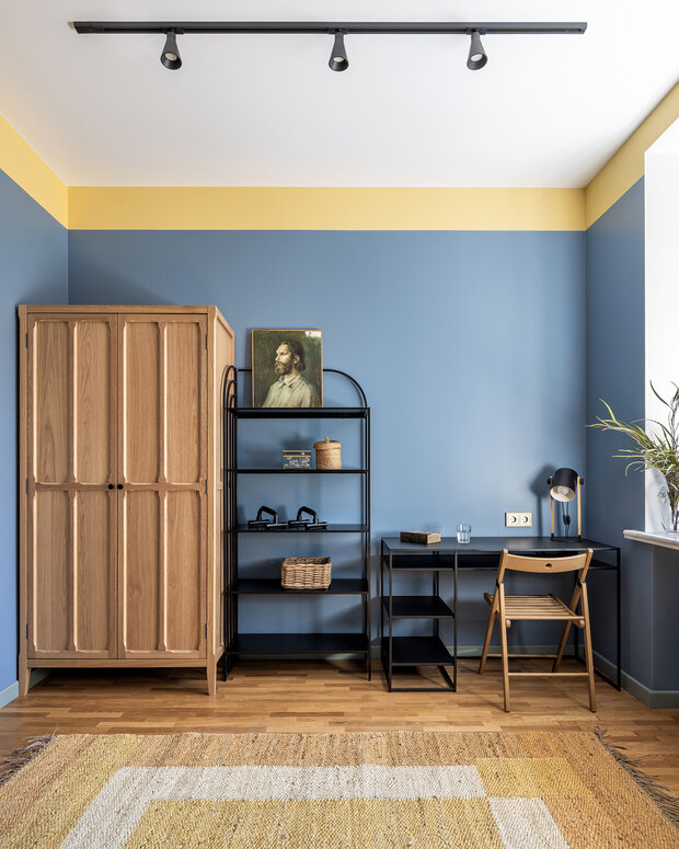 Фотография: Кабинет в стиле Скандинавский, Современный, Эклектика, Квартира, Проект недели, Санкт-Петербург, Сталинка, 4 и больше, Более 90 метров, Наталья Васильева, Винтажный – фото на INMYROOM