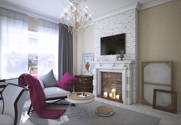 Фото из портфолио Проект "Игра в классики", 68м. – фотографии дизайна интерьеров на INMYROOM