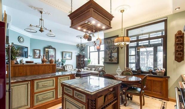 Фото из портфолио Кухня для художницы в английском стиле  – фотографии дизайна интерьеров на INMYROOM