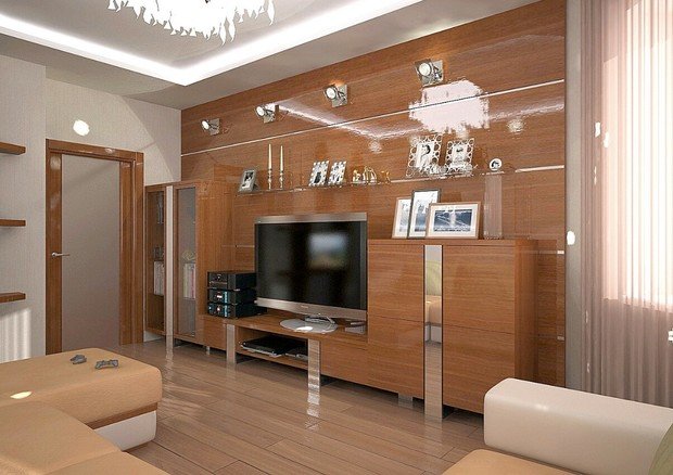 Фото из портфолио Гостиная в медовых тонах – фотографии дизайна интерьеров на INMYROOM