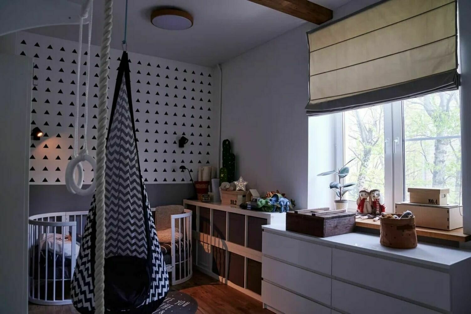 Фотография: Детская в стиле Скандинавский, Современный, Квартира, Проект дня, Москва, Сталинка, Кирпичный дом, 3 комнаты, 60-90 метров, II-03, Олеся Макарова – фото на INMYROOM Фотография: Детская в стиле Скандинавский, Современный, Квартира, Проект дня, Москва, Сталинка, Кирпичный дом, 3 комнаты, 60-90 метров, II-03, Олеся Макарова – фото на INMYROOM