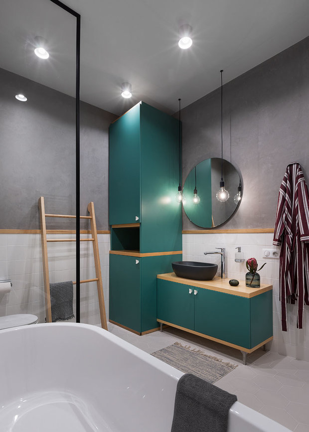 Фотография: Ванная в стиле Современный, Минимализм, Ariston, Советы, энциклопедия_сантехника, водонагреватель – фото на INMYROOM