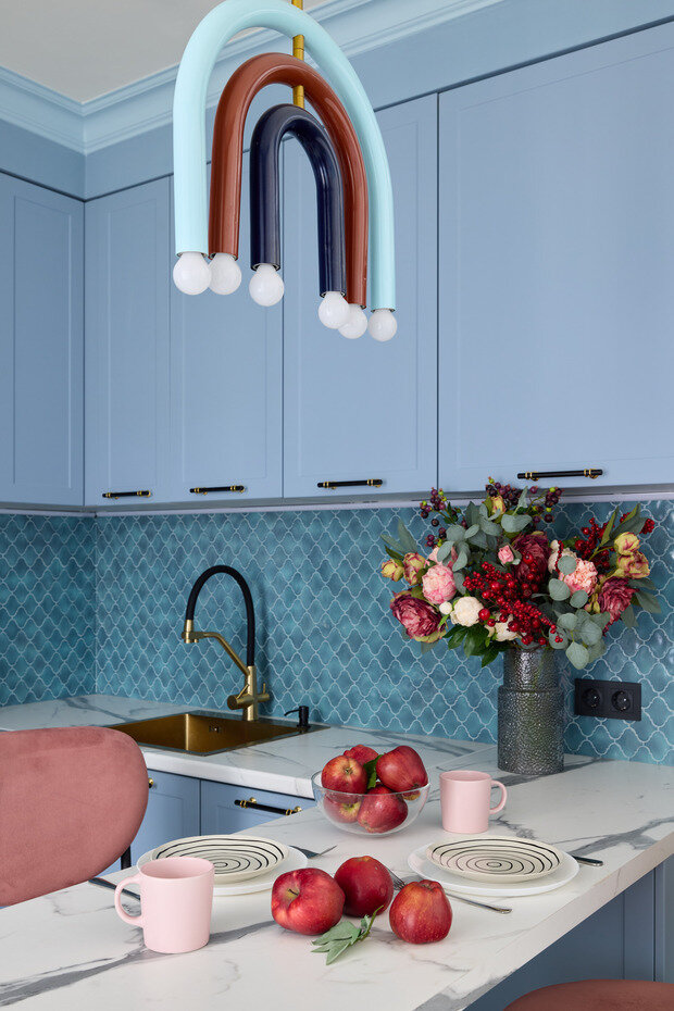 Фотография: Кухня и столовая в стиле Современный, Малогабаритная квартира, Квартира, Студия, Проект дня, Санкт-Петербург, до 40 метров, Александра Войнова – фото на INMYROOM