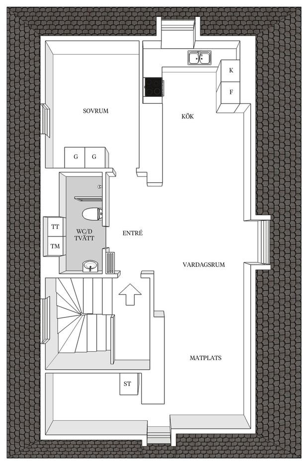 Фото из портфолио Kompanigatan 4, TÅGABORG, HELSINGBORG – фотографии дизайна интерьеров на INMYROOM