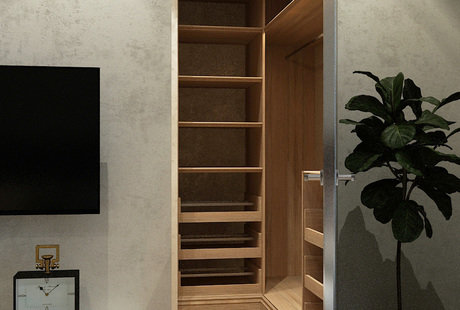 Квартира в теплых тонах - Гардеробная