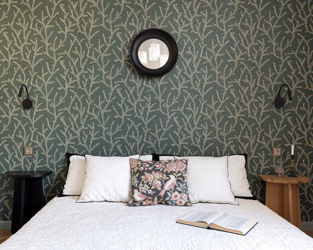 Фотография: Спальня в стиле Скандинавский, Современный, Эклектика, Квартира, Проект недели, Санкт-Петербург, Сталинка, 4 и больше, Более 90 метров, Наталья Васильева, Винтажный – фото на INMYROOM