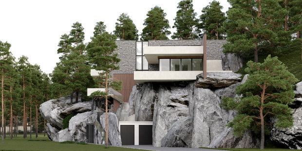 Фото из портфолио Гранатовая скала – фотографии дизайна интерьеров на INMYROOM