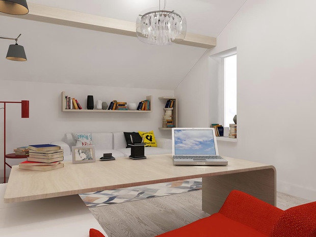 Фото из портфолио Дом в пос.Бужарово – фотографии дизайна интерьеров на INMYROOM