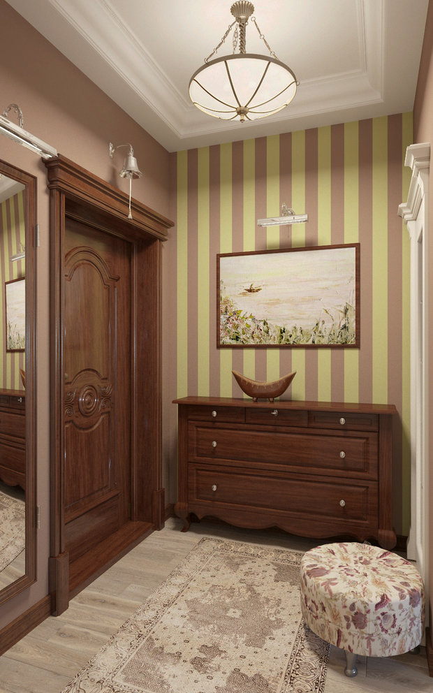 Фото из портфолио Дизайн Квартиры 49м2 с учетом законов Васту – фотографии дизайна интерьеров на INMYROOM