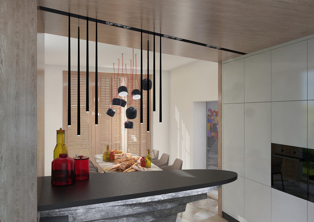 Фото из портфолио "Хлебосольная кухня" – фотографии дизайна интерьеров на INMYROOM