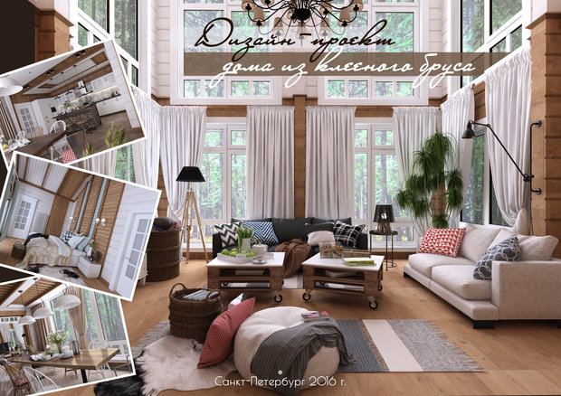 Фото из портфолио Дом в сосновом лесу – фотографии дизайна интерьеров на INMYROOM