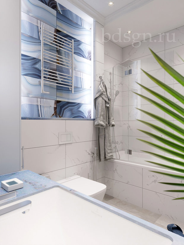 Фото из портфолио Неоклассика с трендовыми вставками в "Воронцовском парке" – фотографии дизайна интерьеров на INMYROOM