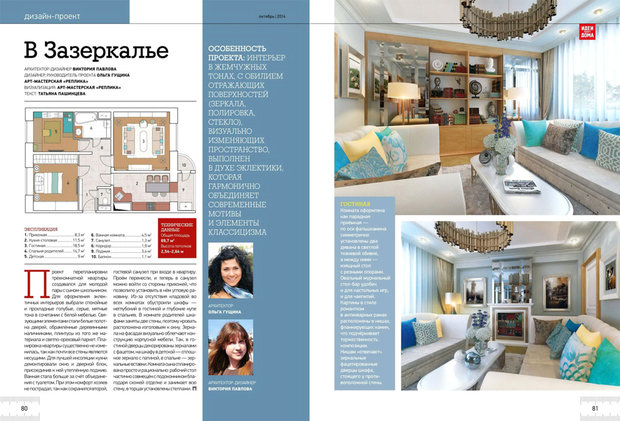 Фото из портфолио наши публикации в СМИ – фотографии дизайна интерьеров на InMyRoom.ru