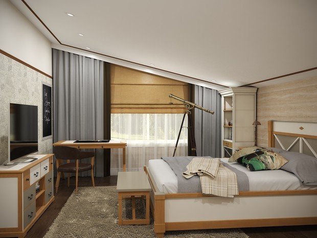 Фотография: Спальня в стиле Прованс и Кантри, Классический, Дом, Советы, Дача, оксана евдокимова, мм-2 – фото на INMYROOM