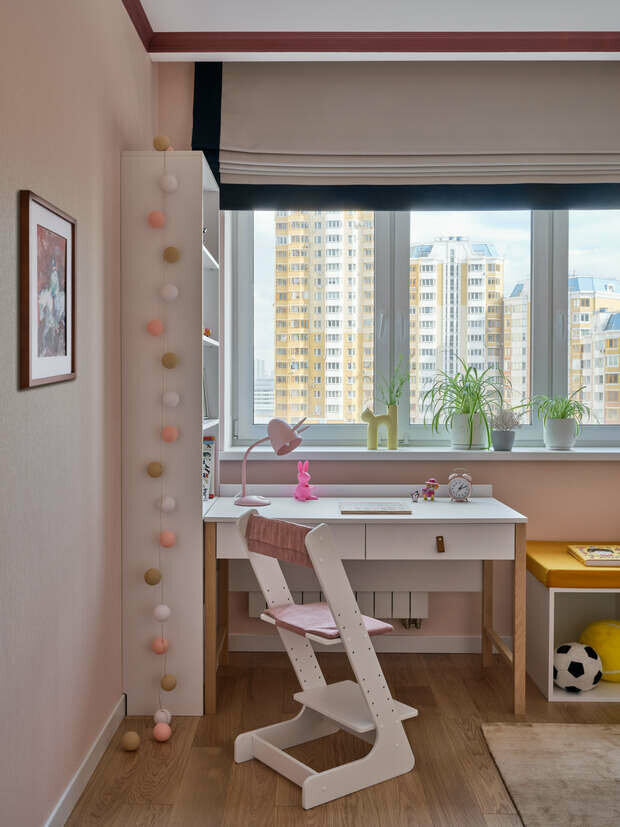 Фотография: Детская в стиле Современный, Минимализм, Квартира, Проект недели, Красногорск, Монолитный дом, 4 и больше, Более 90 метров, Екатерина Краснокутская – фото на INMYROOM