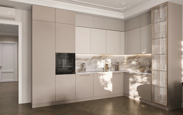 Фото из портфолио Дизайн-проект квартиры в ЖК «Шведская Крона» в неоклассическом стиле – фотографии дизайна интерьеров на INMYROOM