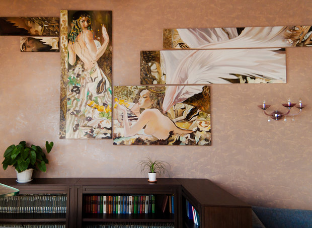 Фото из портфолио Картина "Ангелы" – фотографии дизайна интерьеров на INMYROOM