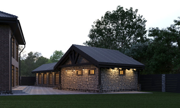 Фото из портфолио Баня в деревенском английском стиле – фотографии дизайна интерьеров на INMYROOM