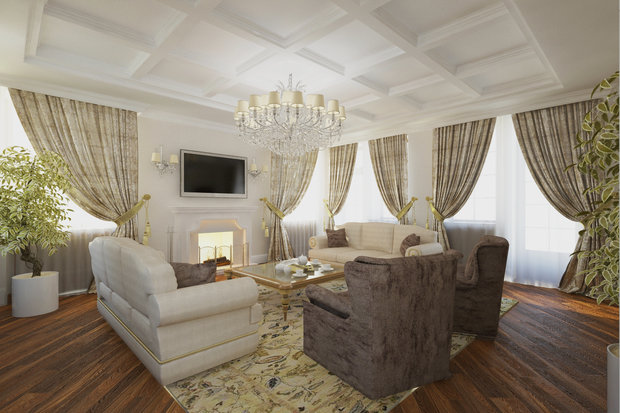 Фото из портфолио Дом в Павлово 400кв.м. – фотографии дизайна интерьеров на INMYROOM