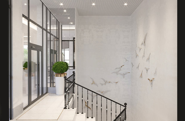 Фото из портфолио ЖК Проспект Мира - Дизайн мест общественного пользования – фотографии дизайна интерьеров на INMYROOM